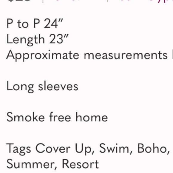 Surf Gypsy Wrap Top Tie Dye Tie Front Long Sleeves Medium Cover Up Shrug Medium - Picture 6 of 13